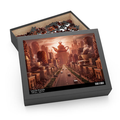 City of Coffee Puzzle | Coffee Time Classics (120, 252, 500-Piece) - Coffee Time Classics