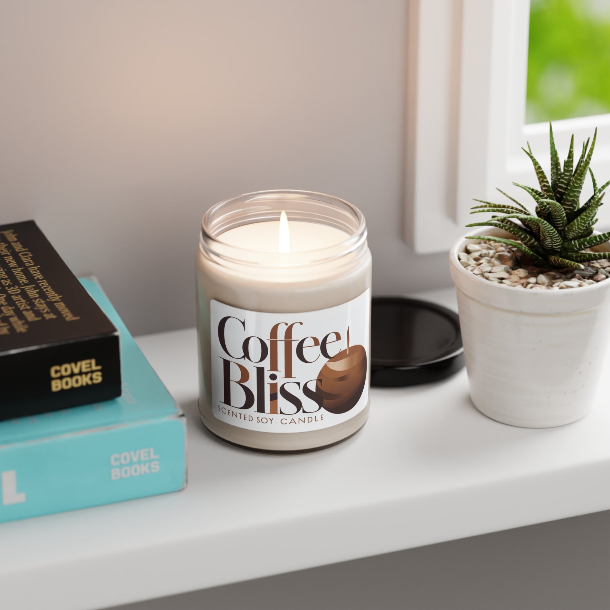 "Coffee Bliss" Scented Soy Candle, 9oz | Coffee Time Classics - Coffee Time Classics