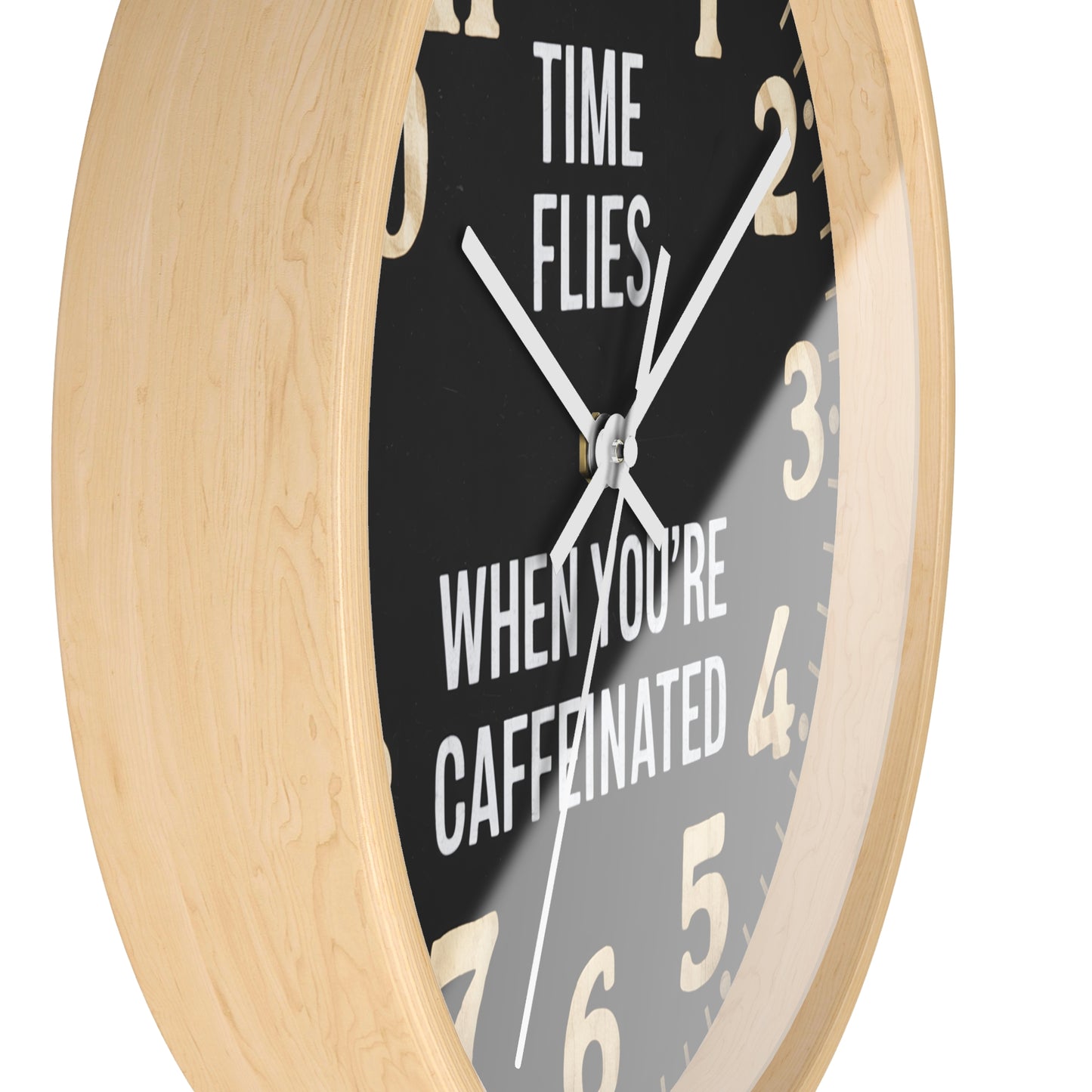 Time Flies Coffee Wall Clock | Coffee Time Classics 🕰️ - Coffee Time Classics