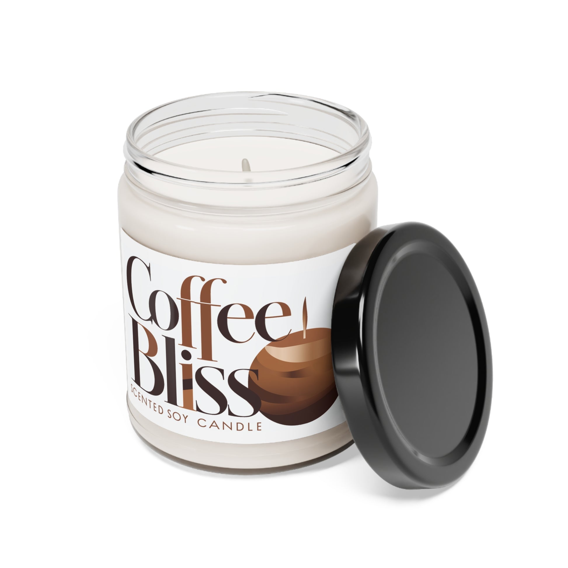 "Coffee Bliss" Scented Soy Candle, 9oz | Coffee Time Classics - Coffee Time Classics