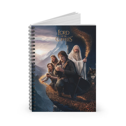 Lord of the Coffees Spiral Notebook | Coffee Time Classics - Coffee Time Classics
