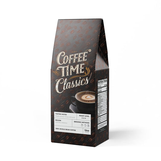 Coffee Time Classics Signature Blend 12oz (Medium Roast, Broken Top) - Coffee Time Classics