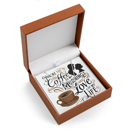 Coffee Love Interlocking Necklace | Coffee Time Classics - Coffee Time Classics