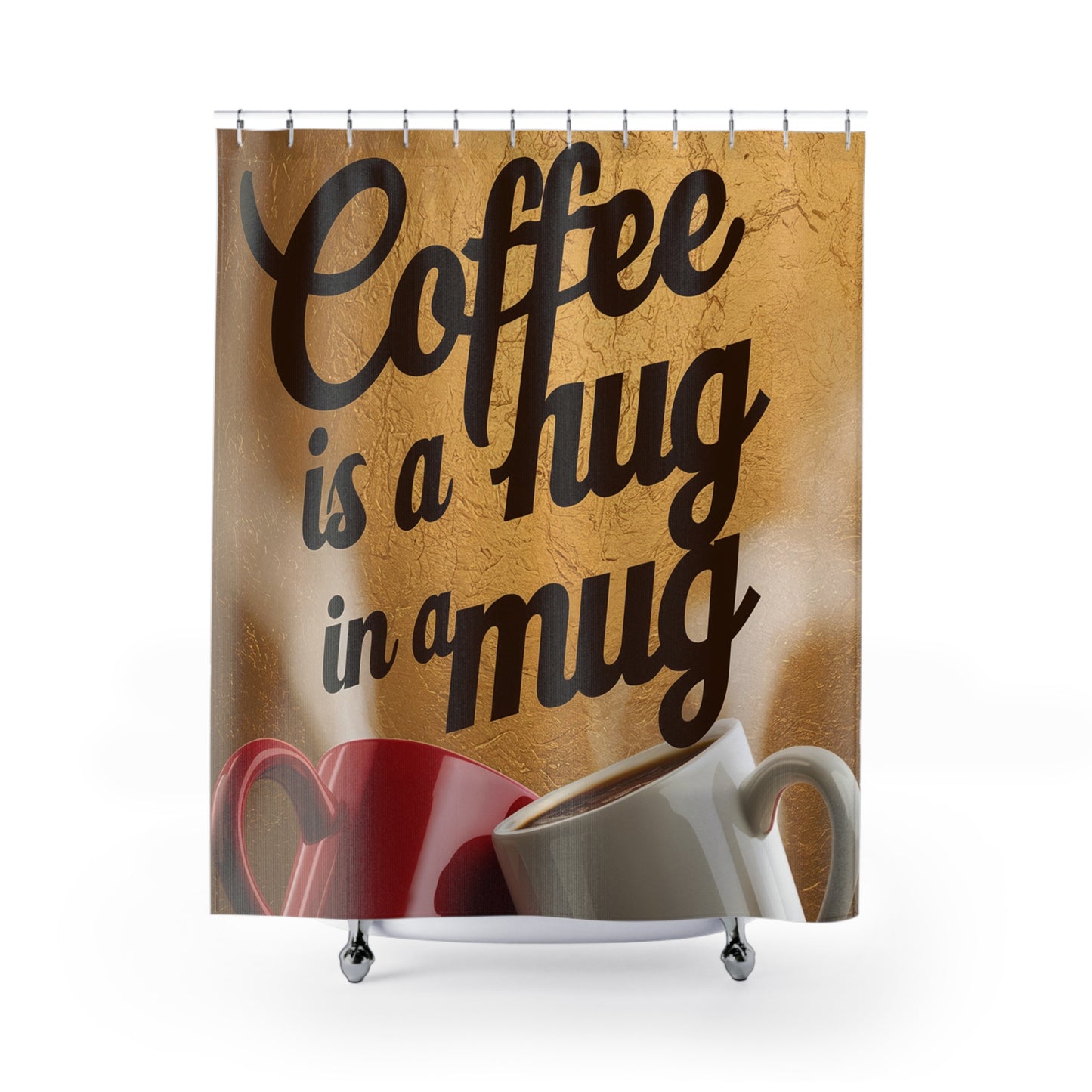 Morning Brew Shower Curtain | Coffee Time Classics