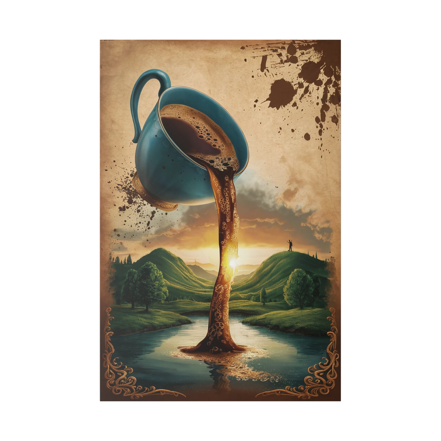 "Enchanted Pour" Painting | Coffee Time Classics - Coffee Time Classics