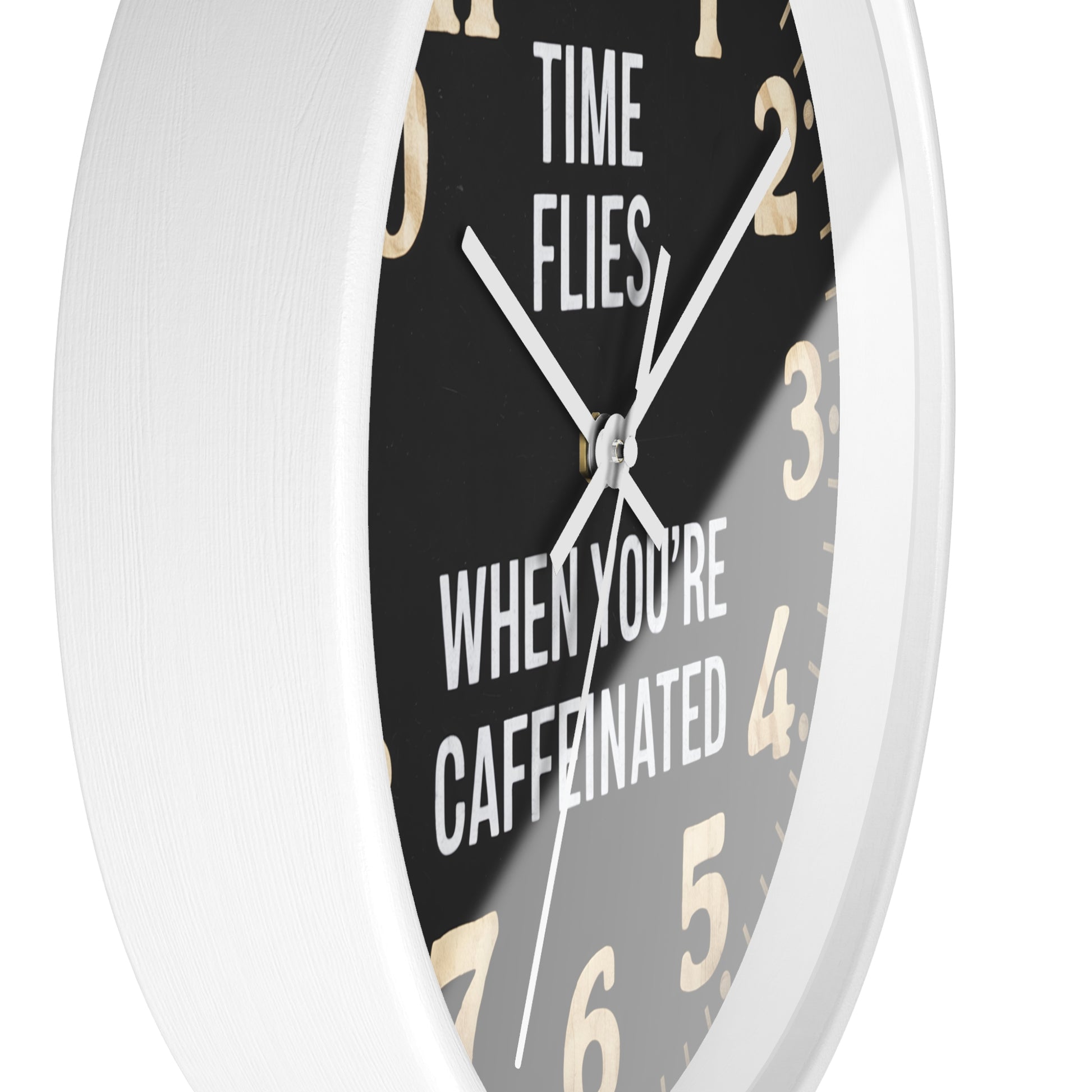 Time Flies Coffee Wall Clock | Coffee Time Classics 🕰️ - Coffee Time Classics