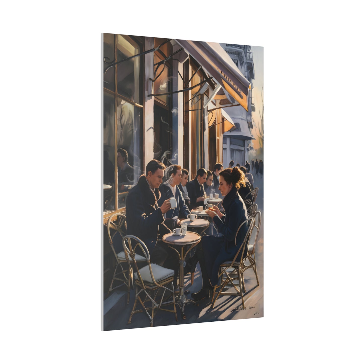 "Café Parfait" by Esteemed Artist Claude Renaud | Coffee Time Classics - Coffee Time Classics