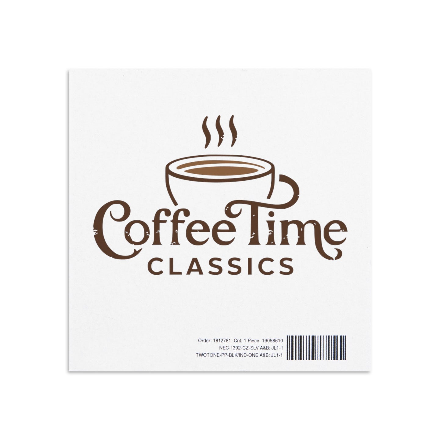 Coffee Love Interlocking Necklace | Coffee Time Classics - Coffee Time Classics