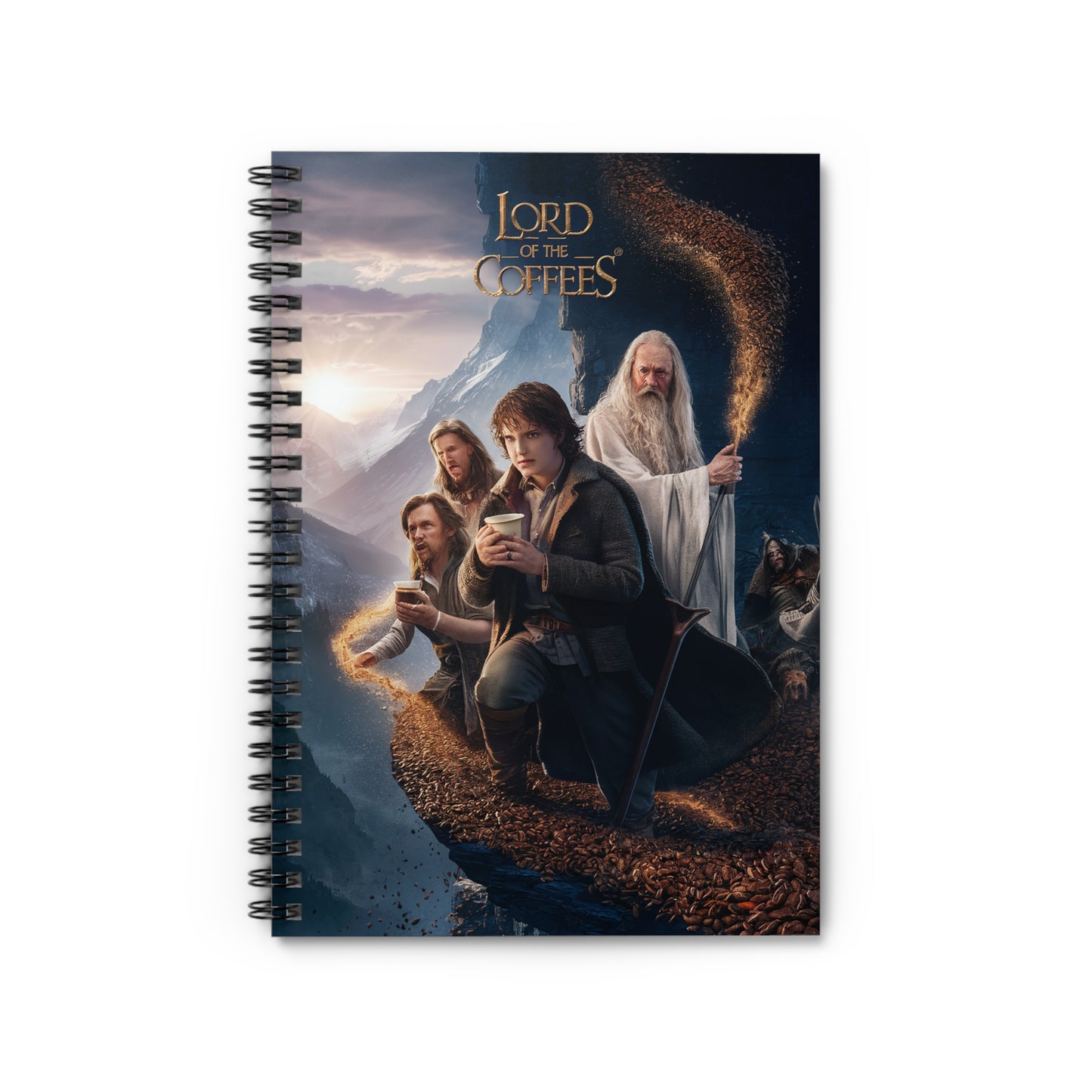 Lord of the Coffees Spiral Notebook | Coffee Time Classics - Coffee Time Classics