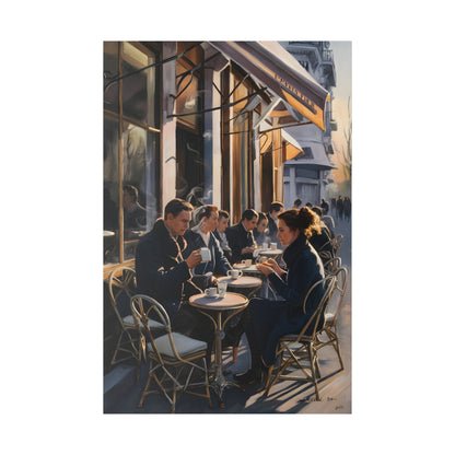 "Café Parfait" by Esteemed Artist Claude Renaud | Coffee Time Classics - Coffee Time Classics