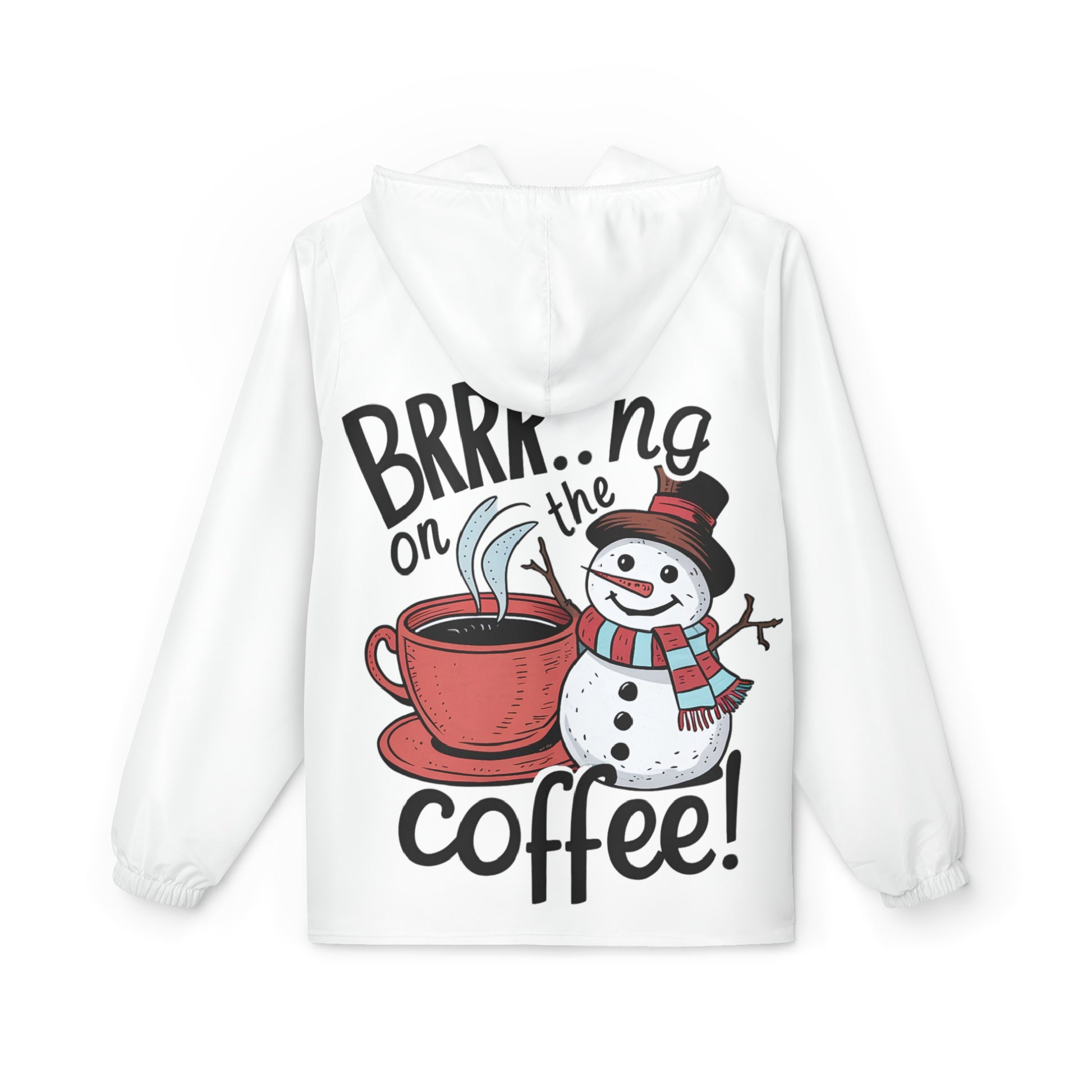 "BRRR...ng on the Coffee!" Windbreaker Jacket  | Coffee Time Classics - Coffee Time Classics