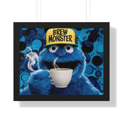 "Caffeine Craze Monster" Art Print | Coffee Time Classics - Coffee Time Classics